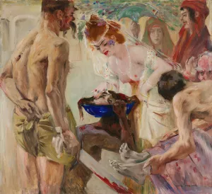 Salome Oil painting by Lovis Corinth