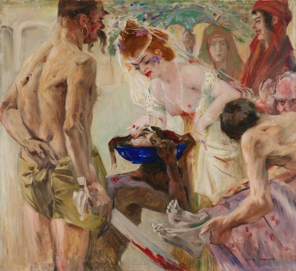 Salome  by Lovis Corinth - Hand-Painted Oil Painting Reproduction