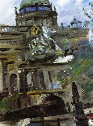 Schlossfreiheit, Berlin Oil painting by Lovis Corinth