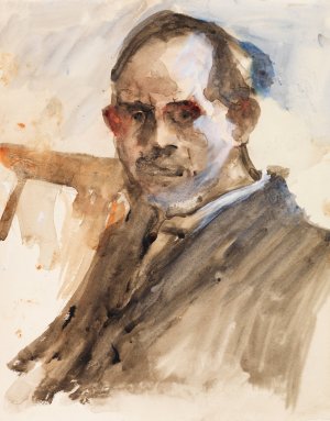 Selbstbildnis by Lovis Corinth Oil Painting