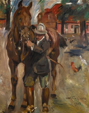 Setting out for a ride by Lovis Corinth Oil Painting
