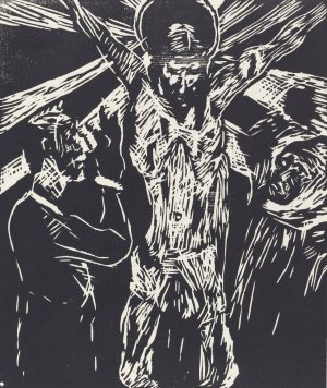The Crucifixion by Lovis Corinth Oil Painting