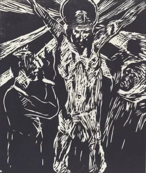 The Crucifixion by Lovis Corinth Oil Painting