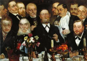 The Freemason's (also known as Firm in Loyalty) by Lovis Corinth - Oil Painting Reproduction