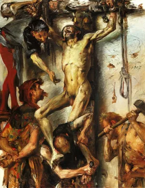 The Large Martyrdom painting by Lovis Corinth