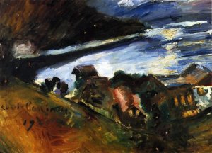 The Walchensee in the Moonlight Oil painting by Lovis Corinth