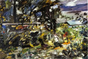 The Walchensee, Silberweg Oil painting by Lovis Corinth