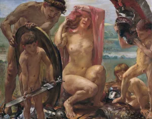 The Weapons Of Mars by Lovis Corinth Oil Painting