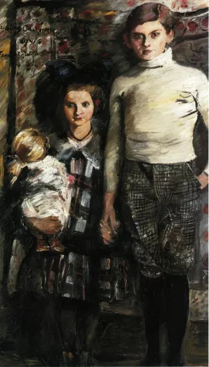 Thomas and Wilhelmine by Lovis Corinth - Oil Painting Reproduction