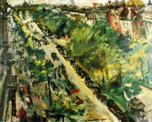 Unter den Linden, Berlin Oil painting by Lovis Corinth