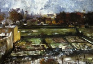 View From the Studio Oil painting by Lovis Corinth