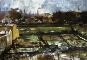 View From the Studio Oil painting by Lovis Corinth