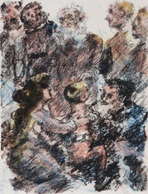 Wilhelm Tell Der Tod Attinghausens by Lovis Corinth Oil Painting