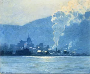 A Puff of Steam Oil painting by Lowell Birge Harrison
