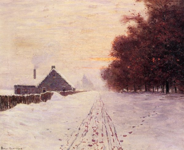 Red Oaks by Lowell Birge Harrison - Hand-Painted Oil Painting Reproduction