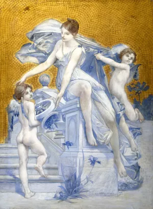 Allegorie de la Fortune by Luc-Olivier Merson Oil Painting