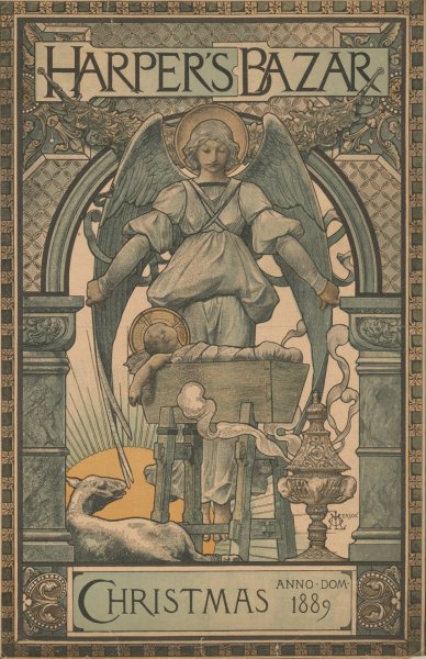 Main Product Photo of Harper's Bazaar, Christmas  Painting by Luc-Olivier Merson