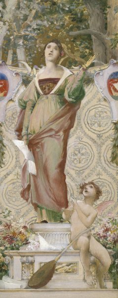 Le Chant by Luc-Olivier Merson Oil Painting