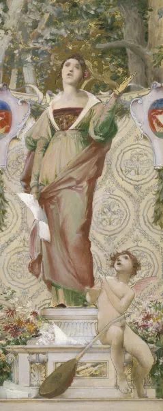 Le Chant by Luc-Olivier Merson Oil Painting