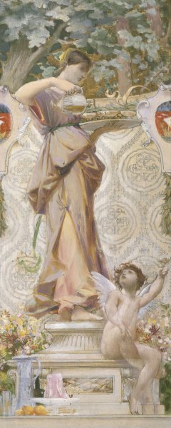 Les Rafraichissements by Luc-Olivier Merson Oil Painting