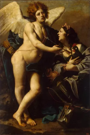 Allegory of Jealousy by Luca Ferrari - Oil Painting Reproduction