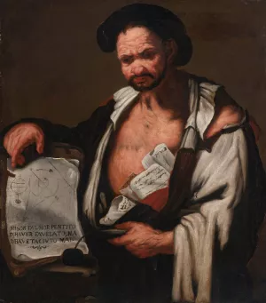 Democratus by Luca Giordano Oil Painting