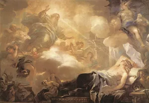 Dream of Solomon painting by Luca Giordano