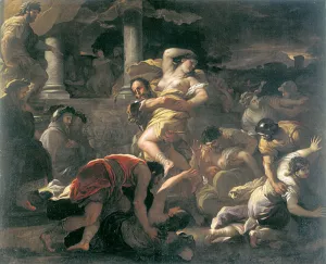 Il ratto delle Sabine by Luca Giordano Oil Painting