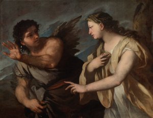 Picus And Circe by Luca Giordano Oil Painting