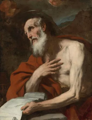 St. Jerome by Luca Giordano Oil Painting