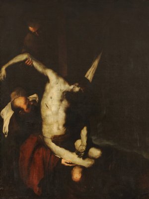 The Descent from the Cross by Luca Giordano Oil Painting