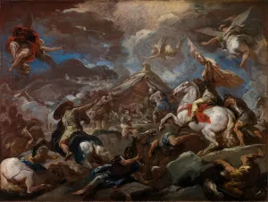 The Discovery of the Body of Holofernes by Luca Giordano Oil Painting