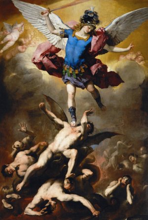 The Fall of the Rebel Angels by Luca Giordano Oil Painting