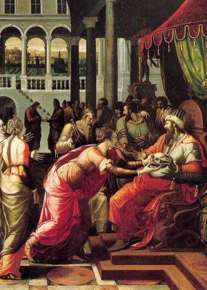 The Judgment of Otto Oil painting by Luca Penni