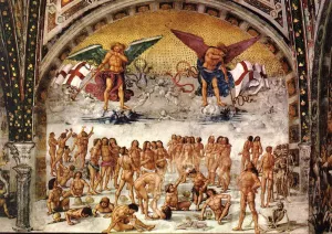 Resurrection of the Flesh Oil painting by Luca Signorelli