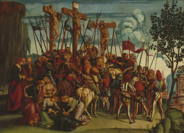 The Crucifixion  by Luca Signorelli - Hand-Painted Oil Painting Reproduction