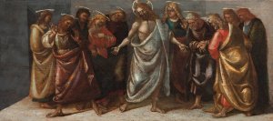The Resurrected Christ Appearing to His Disciples by Luca Signorelli Oil Painting