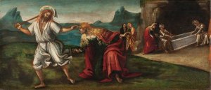 The Resurrected Christ Appearing to St. Magdalene by Luca Signorelli Oil Painting