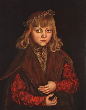 A Prince of Saxony painting by Lucas Cranach The Elder