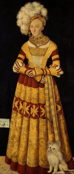 Duchess Katharina von Mecklenburg by Lucas Cranach The Elder Oil Painting