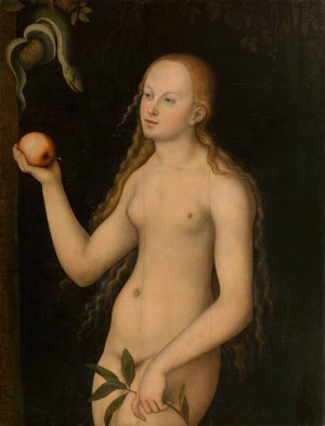 Eve by Lucas Cranach The Elder Oil Painting