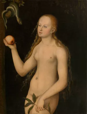 Eve by Lucas Cranach The Elder Oil Painting