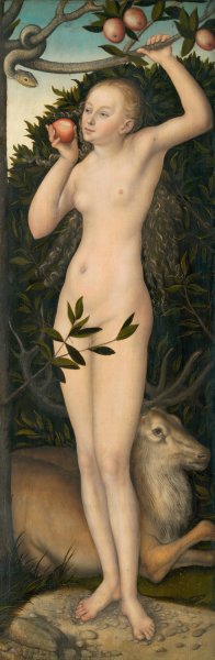 Eve by Lucas Cranach The Elder Oil Painting