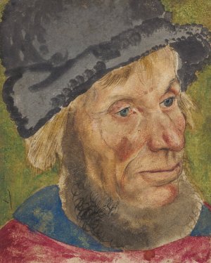 Head of a Peasant by Lucas Cranach The Elder Oil Painting