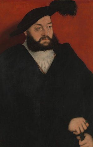 Johann by Lucas Cranach The Elder Oil Painting
