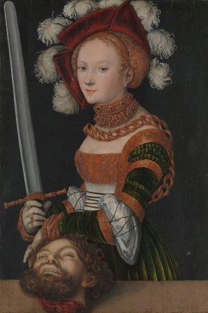 Judith with the Head of Holofernes by Lucas Cranach The Elder Oil Painting