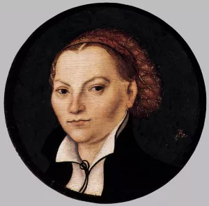 Katharina von Bora by Lucas Cranach The Elder Oil Painting