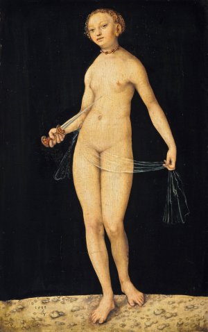 Lucretia by Lucas Cranach The Elder Oil Painting