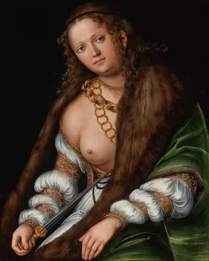Lucretia by Lucas Cranach The Elder Oil Painting
