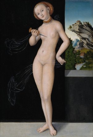 Lucretia by Lucas Cranach The Elder Oil Painting
